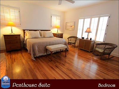 The Beachouse on Clearwater Beach - Penthouse Master Bedroom